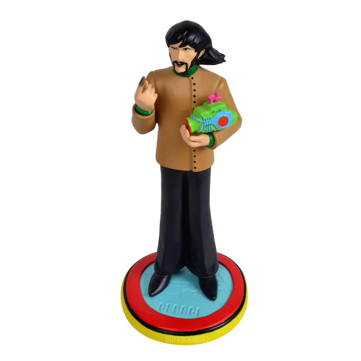 Rare Beatles Collectible 2011 Knucklebonz Rock Iconz Yellow Submarine George Harrison Statue