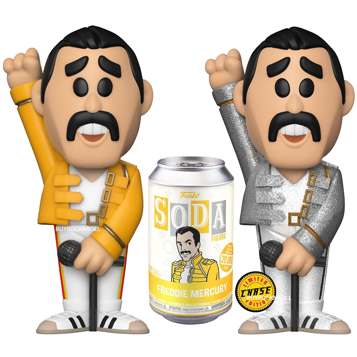 Queen Collectible 2020 Handpicked Funko Soda Freddie Mercury Vinyl Figure in Tin Soda Can