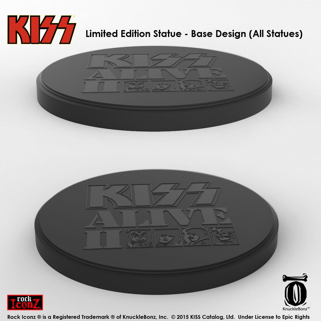 KISS Collectible 2016 KnuckleBonz Rock Iconz Alive II Ace Frehley Statue #255