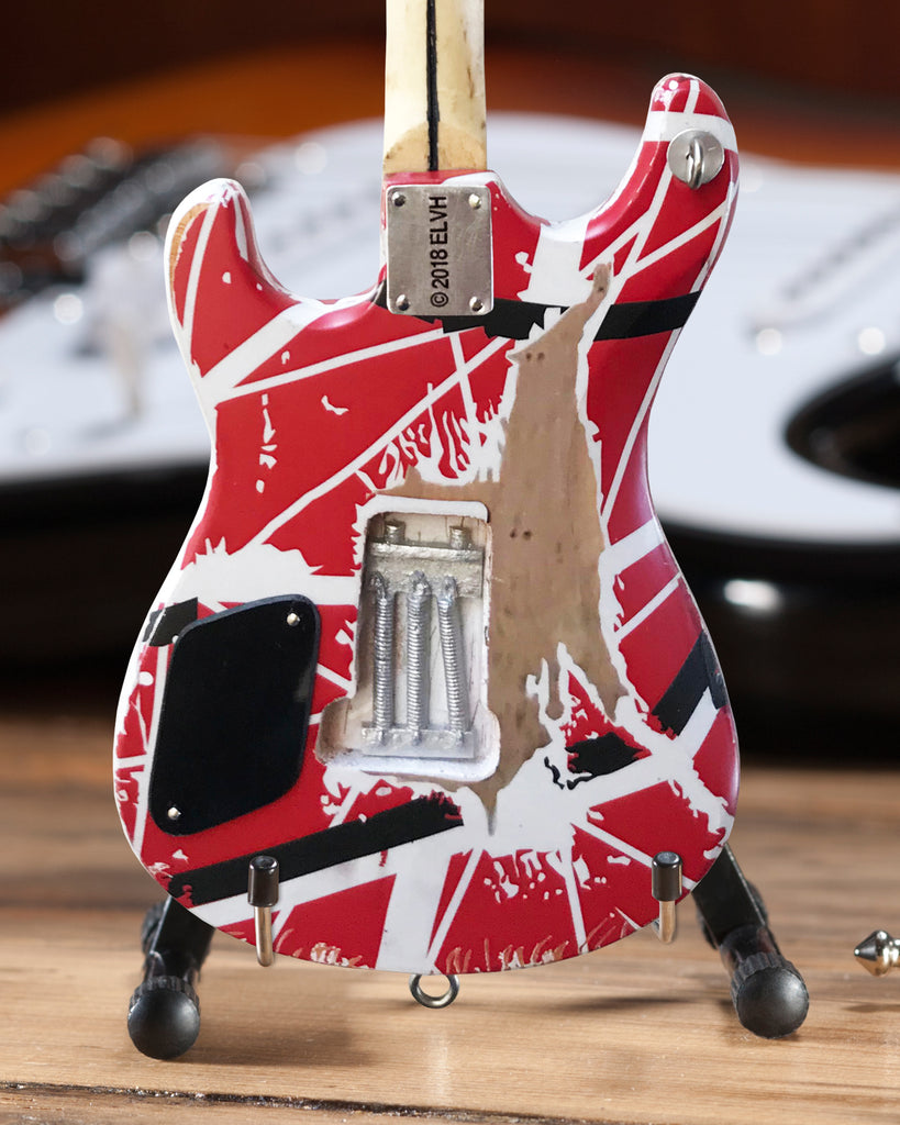 Eddie Van Halen Collectible Axe Heaven EVH 5150 Mini Guitar Replica in EVH Guitar Case