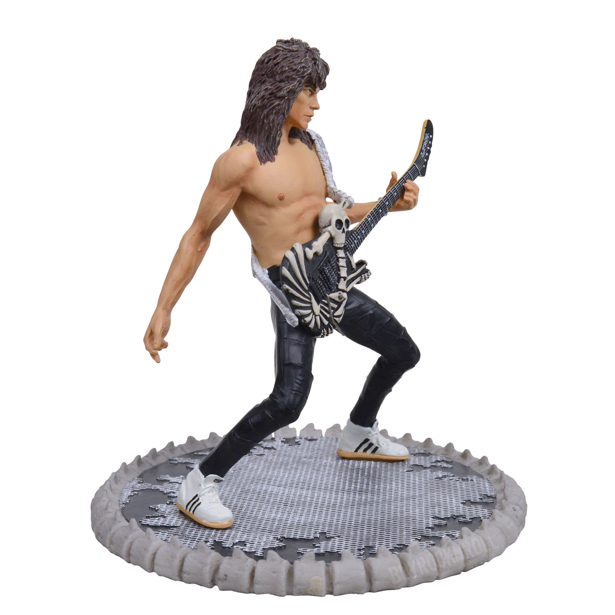 Dokken 2006 Knucklebonz Rock Iconz George Lynch Statue Skull & Bones Guitar #40 / 3000