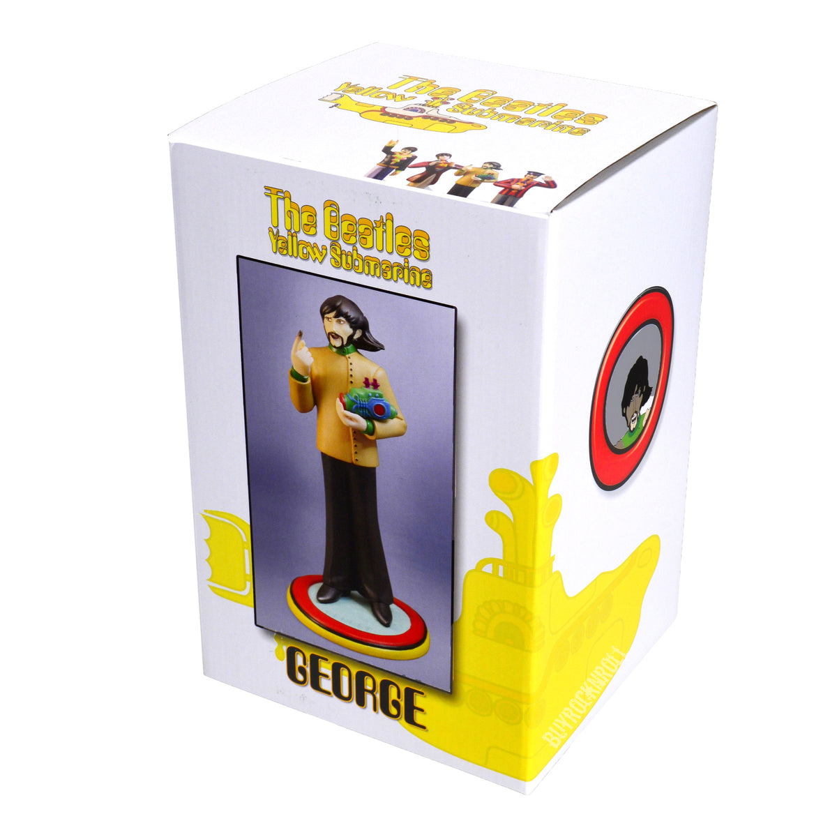 Rare Beatles Collectible 2011 Knucklebonz Rock Iconz Yellow Submarine George Harrison Statue