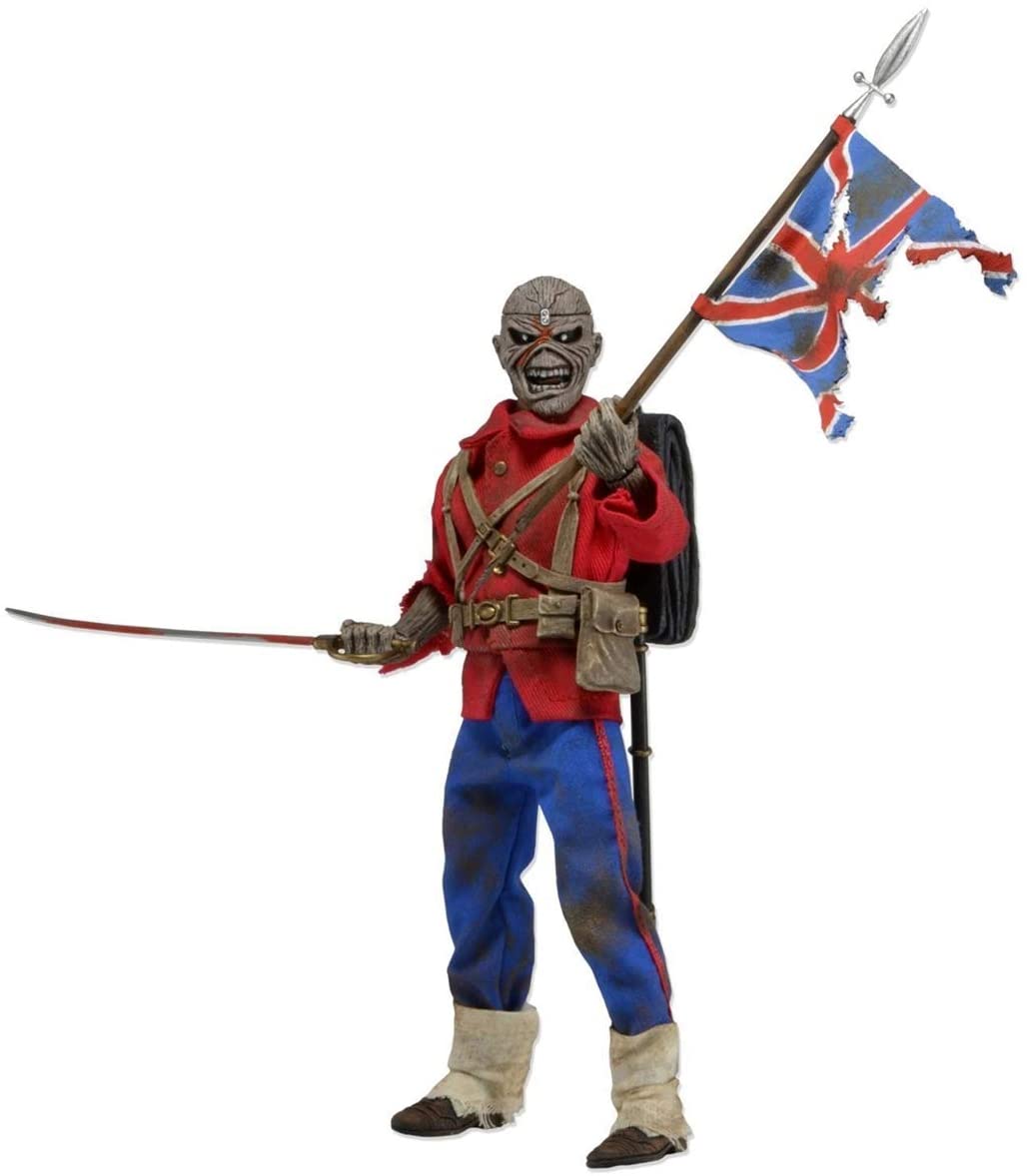 Iron Maiden Collectible 2019 NECA Eddie The Trooper 8" Clothed Action Figure
