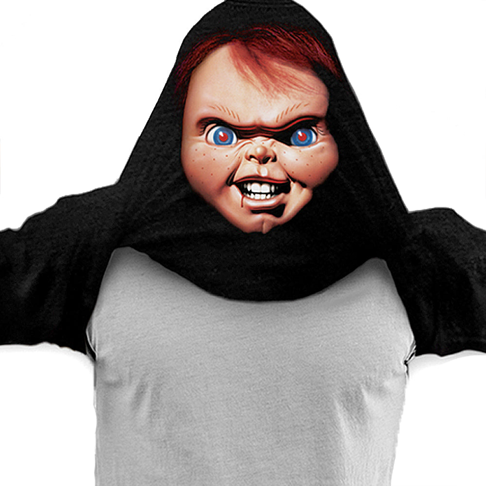 Bride of Chucky Doll Wanna Play? T-Shirt - Size Small (Halloween Costume) 24/26