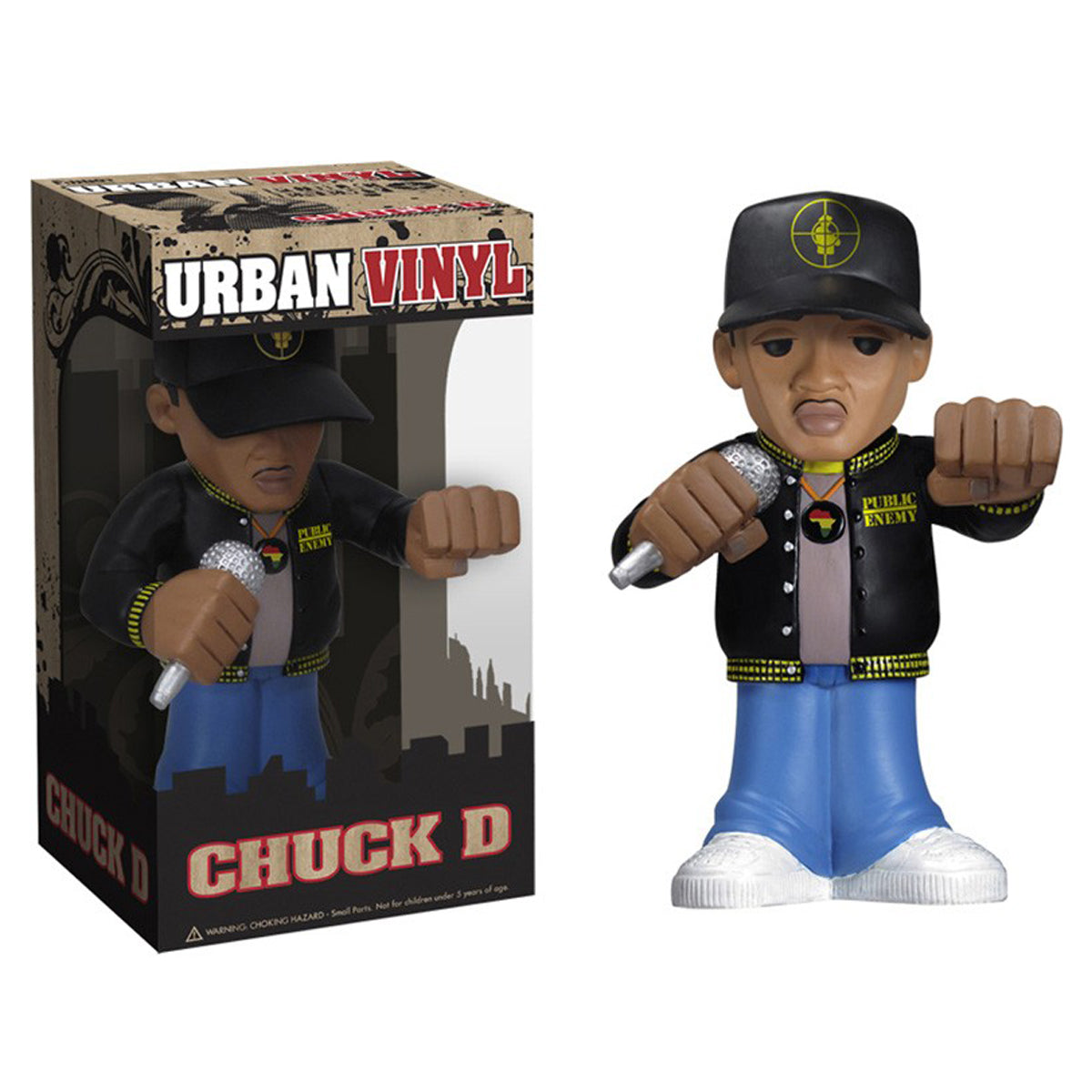 Public Enemy Collectible 2011 Funko Flavor Flav Chuck D Urban Vinyl 6" Figure Set