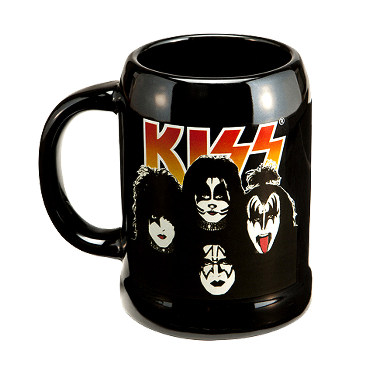 SOLD OUT! KISS Collectible 2012 Vandor Band Member Faces 20 oz Ceramic Stein