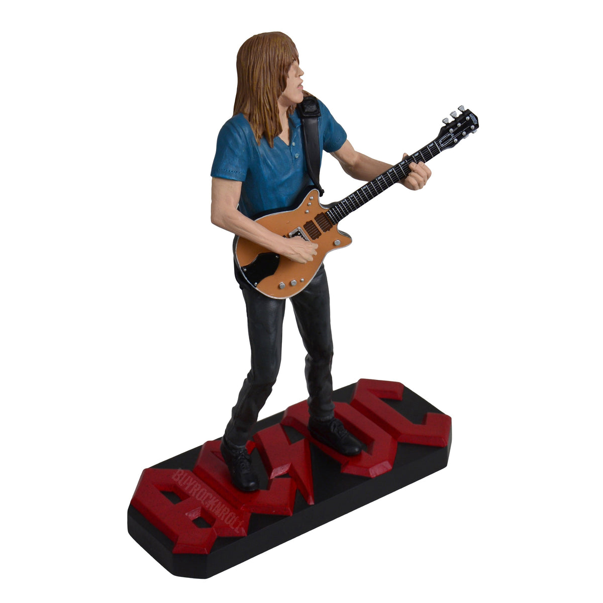 AC/DC Collectible 2006 Knucklebonz Rock Iconz Guitar Hero Malcolm Young Statue #12/3000