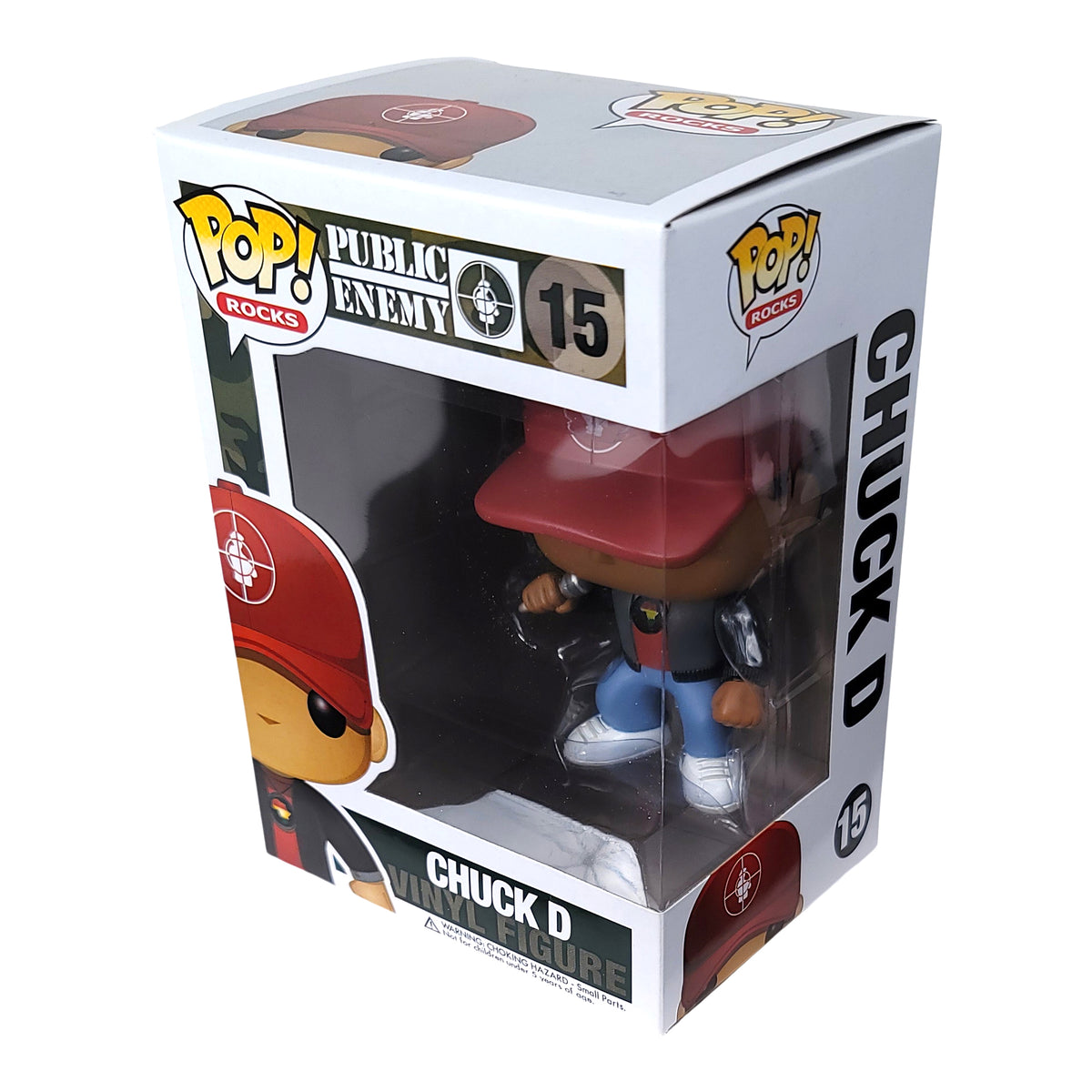 SOLD OUT! Public Enemy Collectible Funko 2011 Chuck D Pop! Rocks Vinyl Figure #15