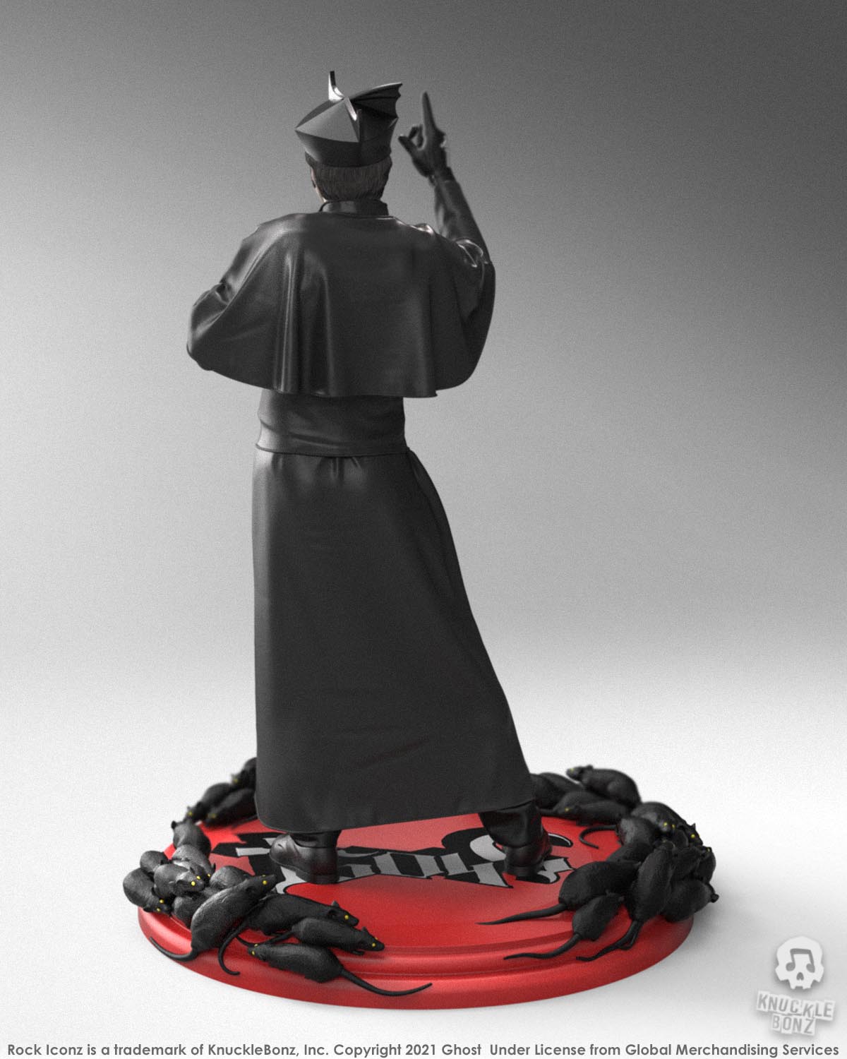 Ghost Collectible 2021 KnuckleBonz Cardinal Copia Variants (Bundle of 2) Rock Iconz Statue Set