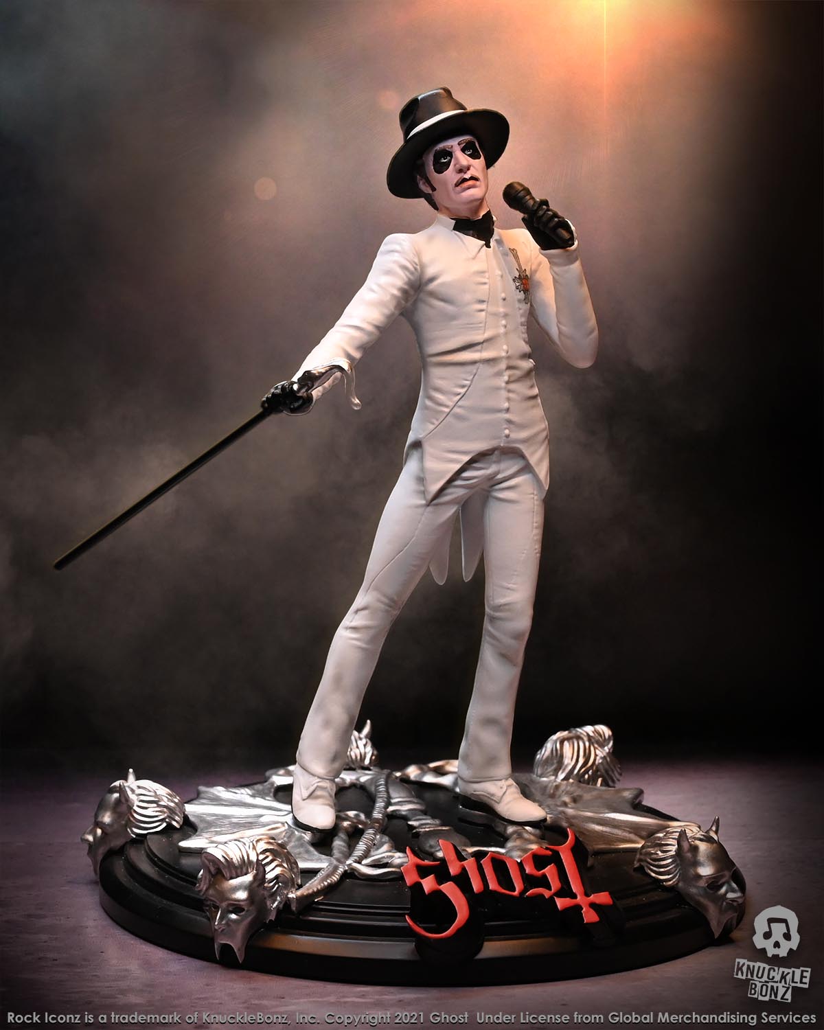 Ghost Collectible 2021 KnuckleBonz Cardinal Copia Variants (Bundle of 2) Rock Iconz Statue Set