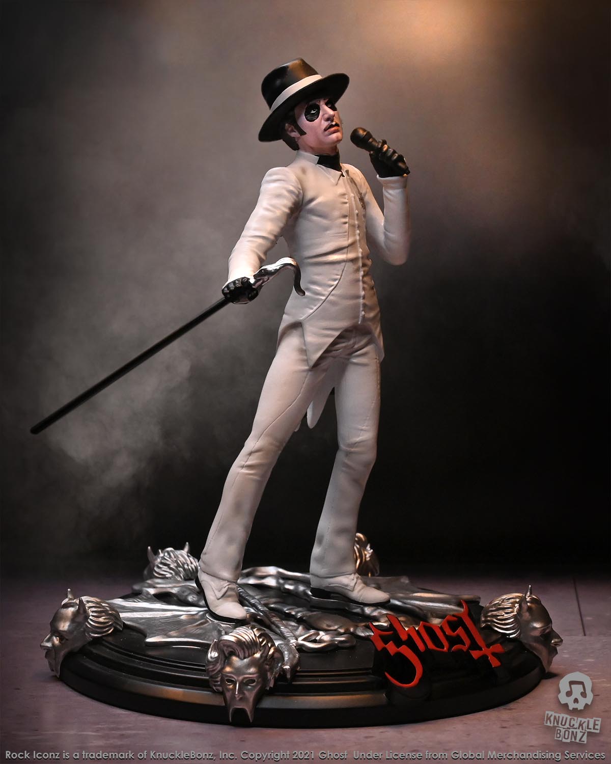 Ghost Collectible 2021 KnuckleBonz Cardinal Copia Variants (Bundle of 2) Rock Iconz Statue Set