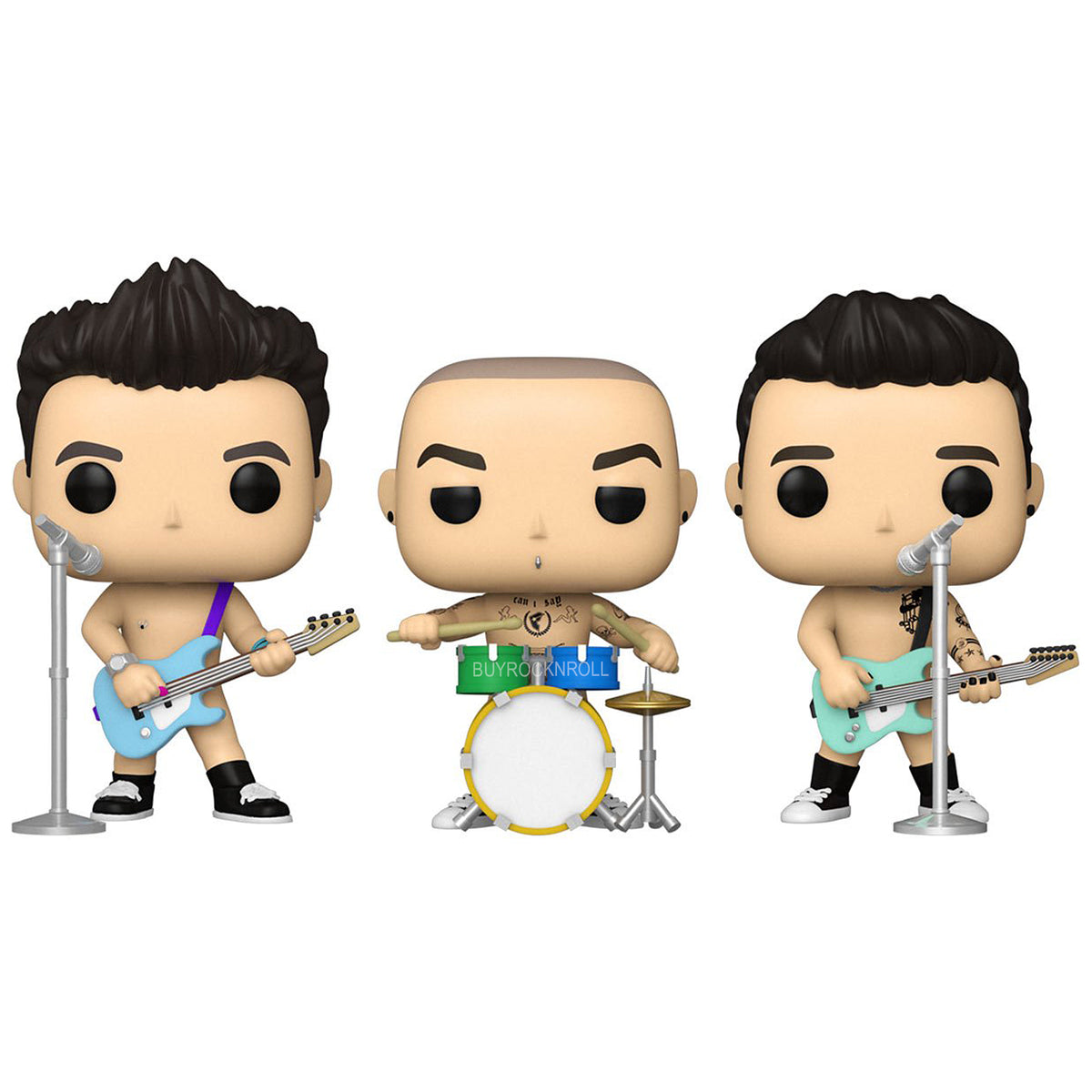 Blink-182 Collectible 2023 Handpicked Funko Pop Rocks What's My Age Again? Figure 3-Pack