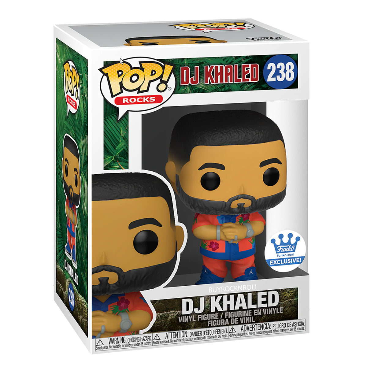DJ Khaled 2021 & 22 Handpicked Funko Pop Rocks Figures #237 & $238-Store Exclusive