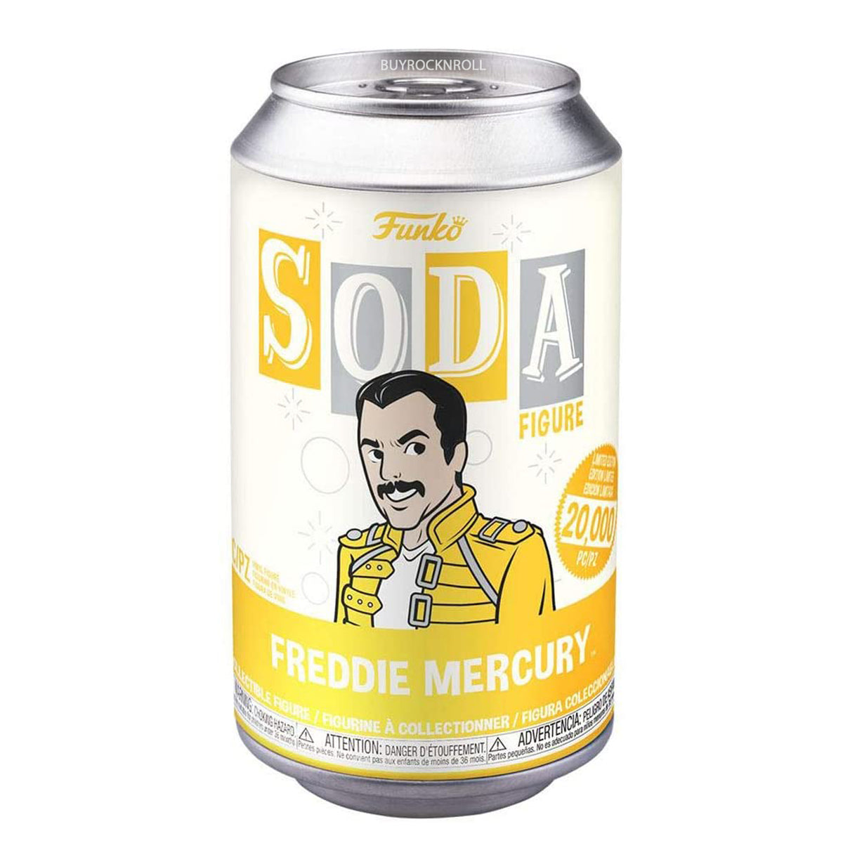 Queen Collectible 2020 Handpicked Funko Soda Freddie Mercury Vinyl Figure in Tin Soda Can