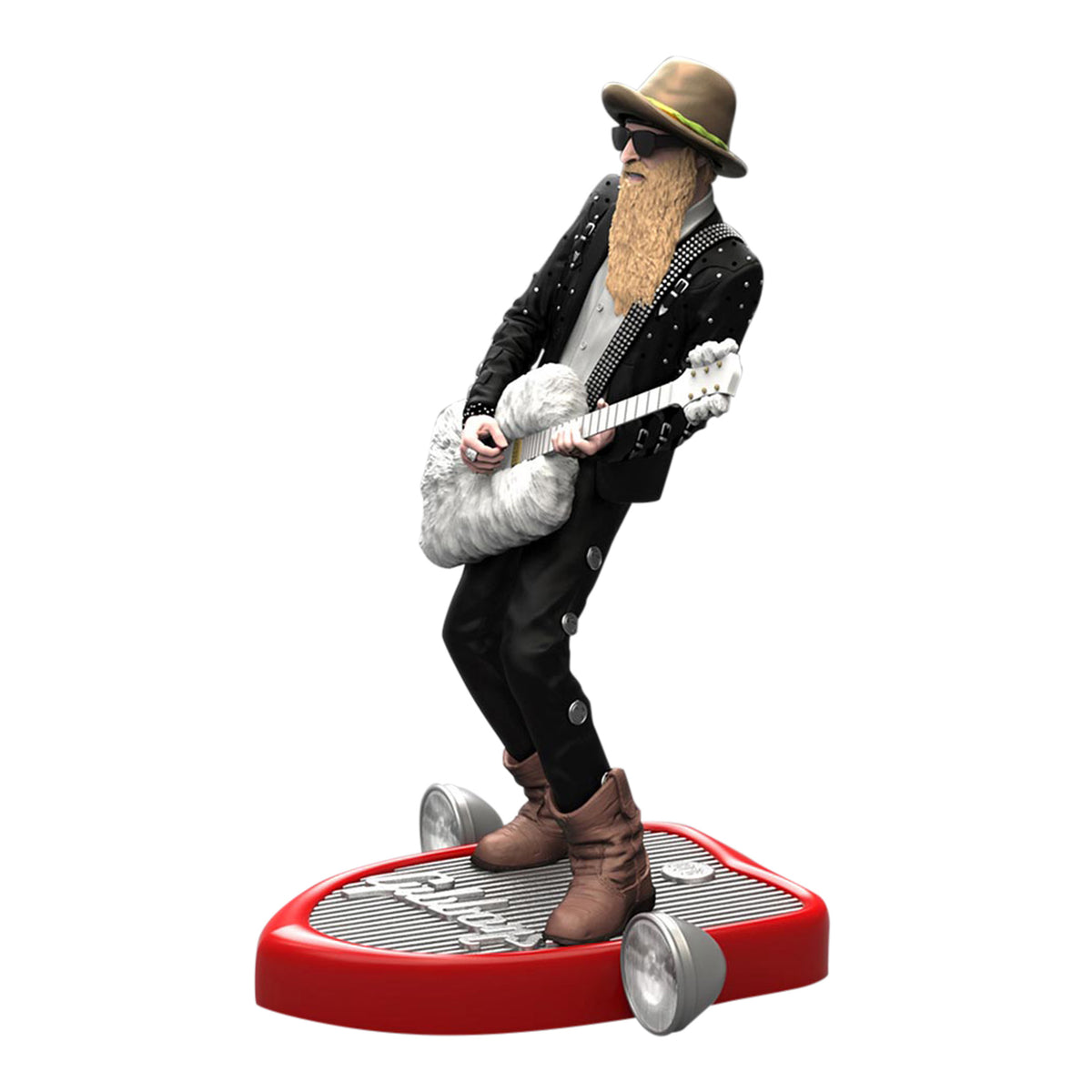 SOLD OUT! ZZ Top Collectible 2018 KnuckleBonz Rock Iconz Billy Gibbons Statue Figure