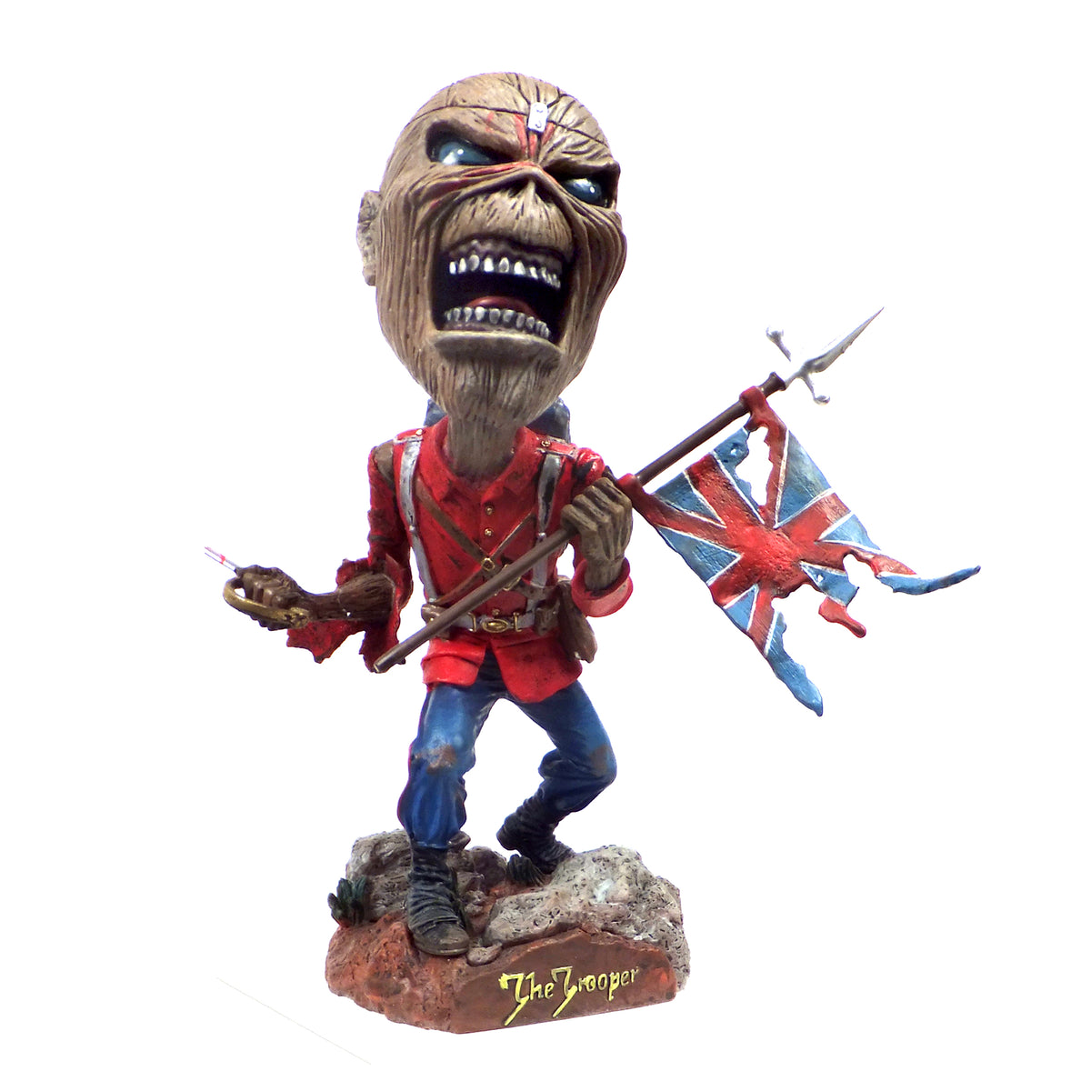 COMMING SOON! Iron Maiden NECA Eddie Trooper Head Knocker