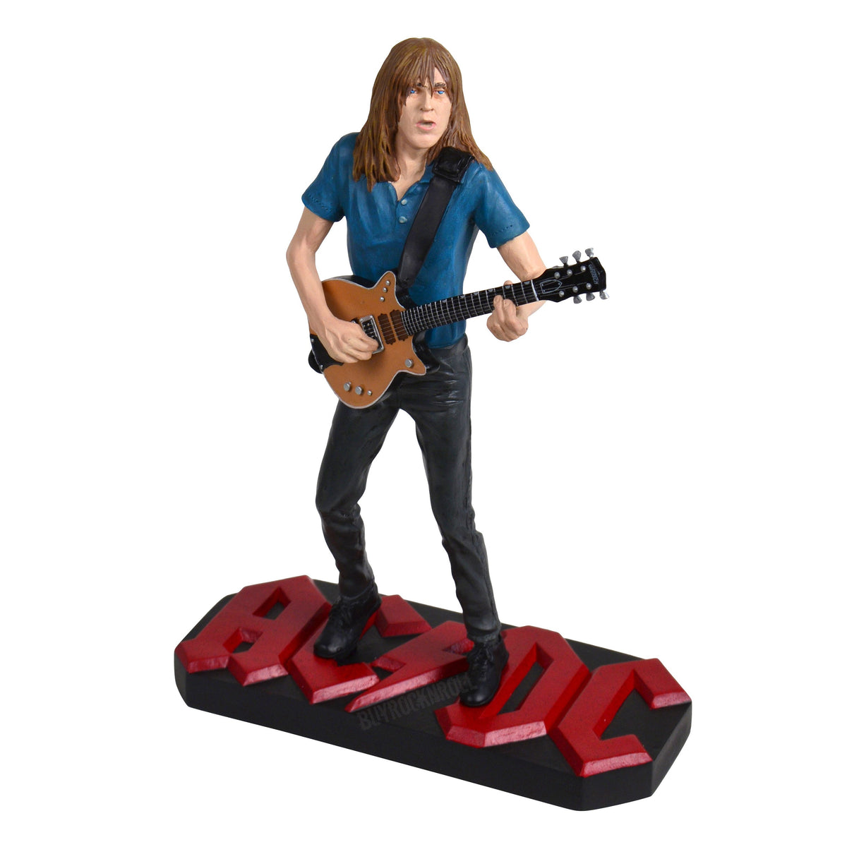 AC/DC Collectible 2006 Knucklebonz Rock Iconz Guitar Hero Malcolm Young Statue #12/3000