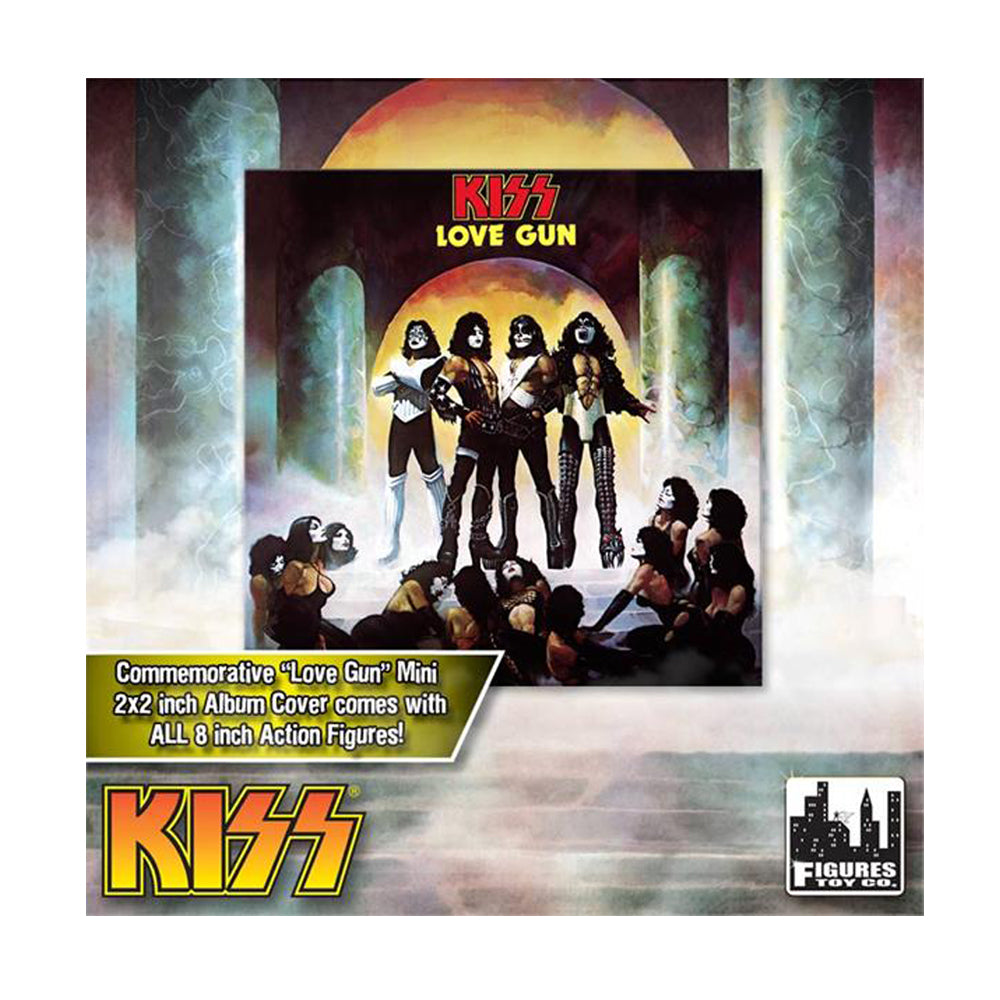 KISS Collectible 2011 Love Gun Series 1 Demon 12" Retro MEGO Style Doll