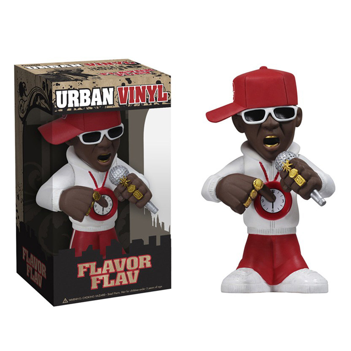 Public Enemy Collectible 2011 Funko Flavor Flav Chuck D Urban Vinyl 6" Figure Set