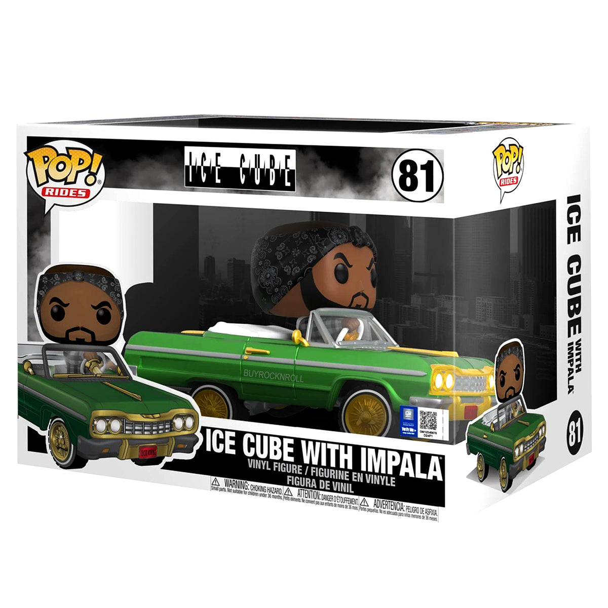 SOLD OUT! Ice Cube Collectible 2020 Handpicked Funko Pop! Rides Ice Cube Figure with Impala Vinyl Vehicle