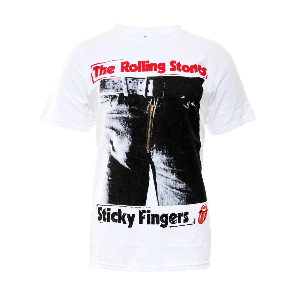 Rolling Stones Collectible 2009 Sticky Fingers Red Vinyl LP Album T-Shirt Box Set - Medium Tee
