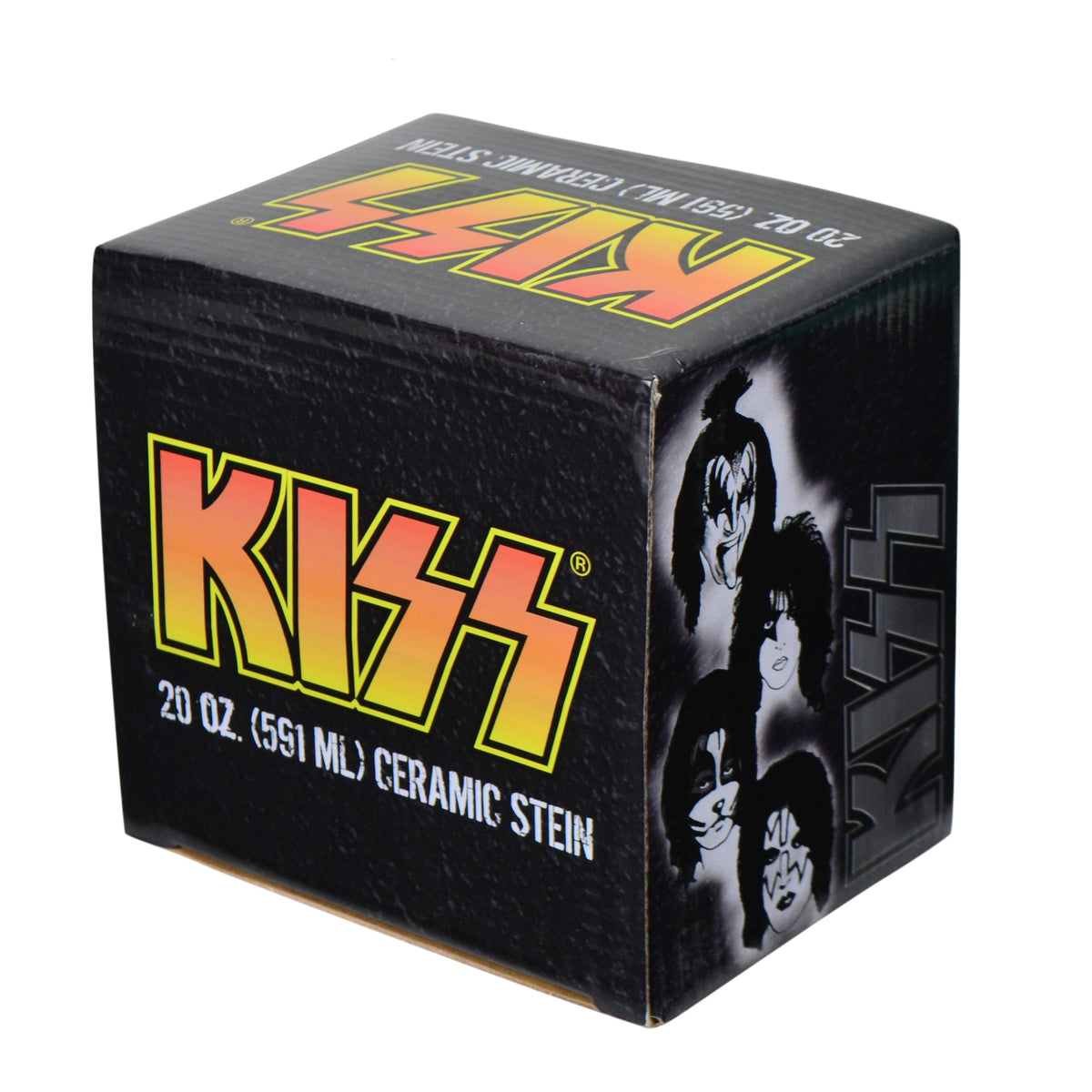 SOLD OUT! KISS Collectible 2012 Vandor Band Member Faces 20 oz Ceramic Stein