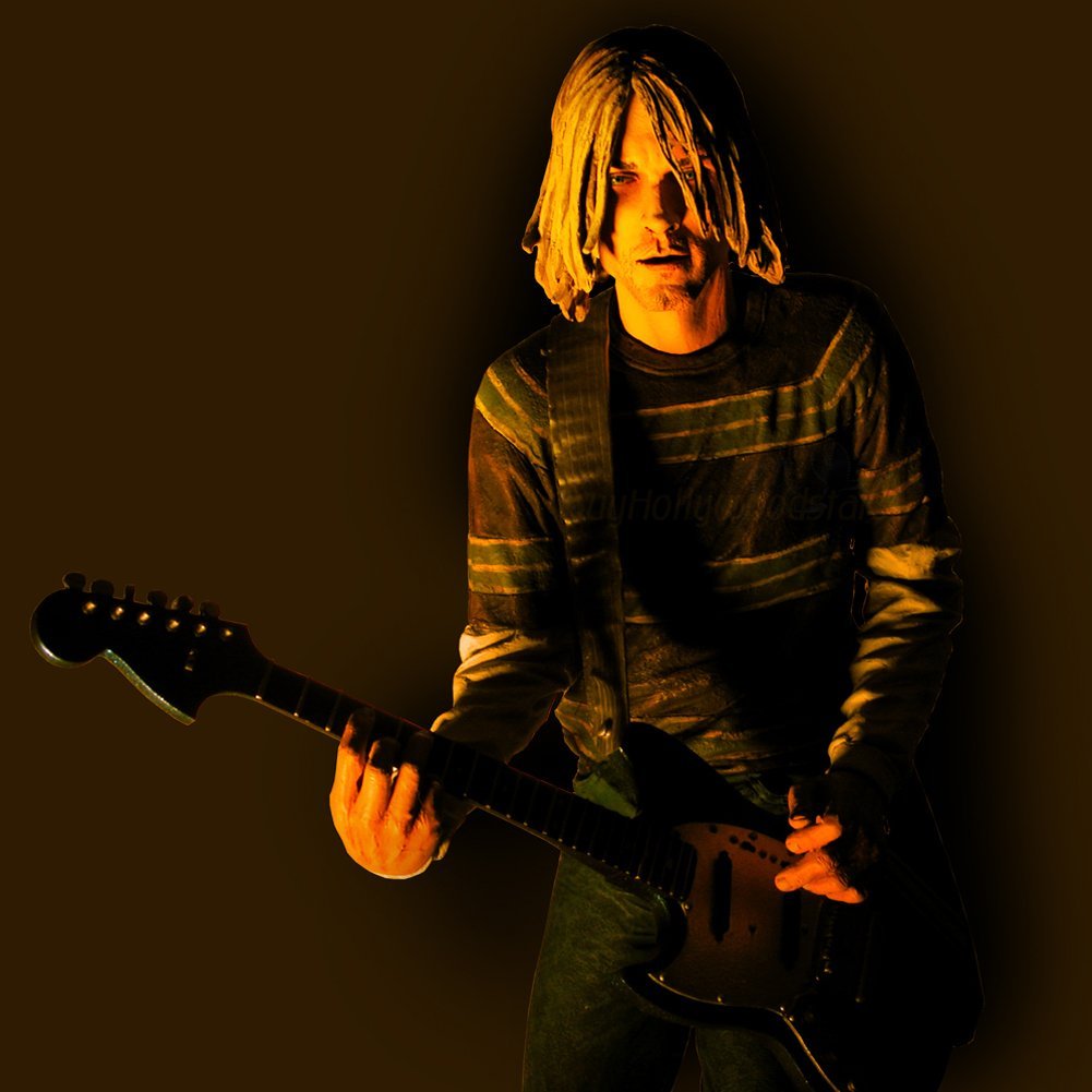 SOLD OUT! Nirvana Collectible NECA 2006 Kurt Cobain Smells Like Teen Spirit 18 Figure