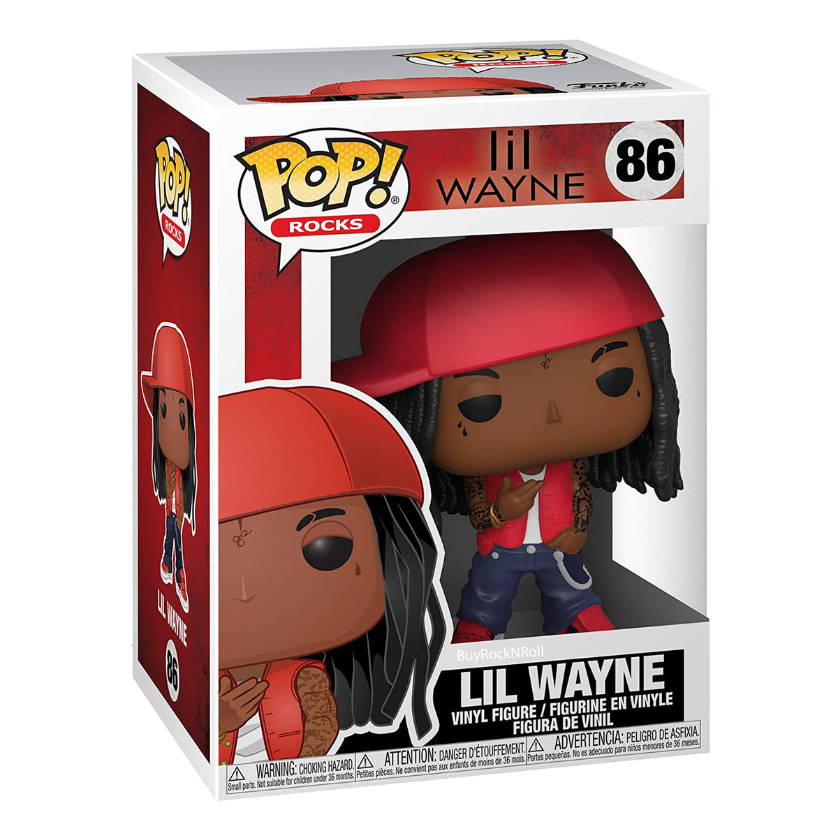 RESTOCKING SOON! Lil Wayne Collectible 2020 Handpicked Funko Pop! Rocks Figure in Protector Case
