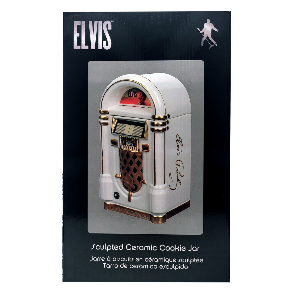 Elvis Presley Collectible 2019 Vandor Sculpted Jukebox Ceramic Cookie Jar