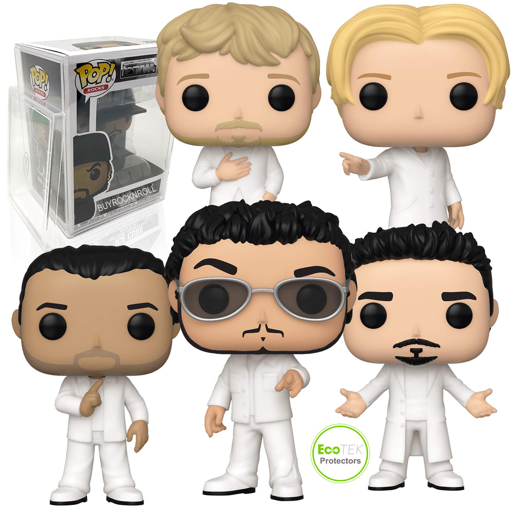 SOLD OUT! The Backstreet Boys Collectible 2019 Handpicked 2020 Funko Pop! Rocks Set of 5 Figures in Protectors