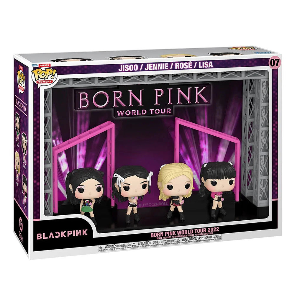 Blackpink Collectible 2024 Funko Pop! Born Pink World Tour 2022 Deluxe Figure Set - Vaulted