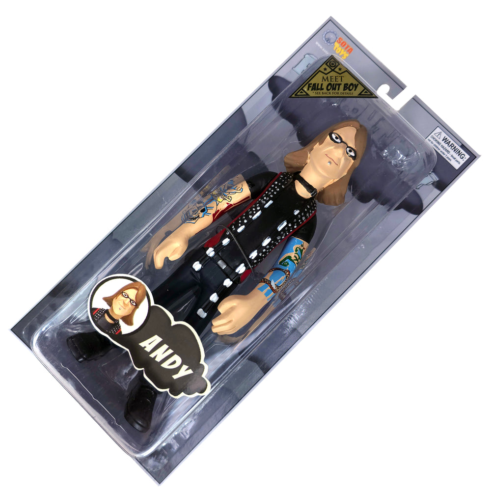 Fall Out Boy Collectible 2006 Sota Toys Andy Hurley Band Member Figure in Sgt Pepper Garb