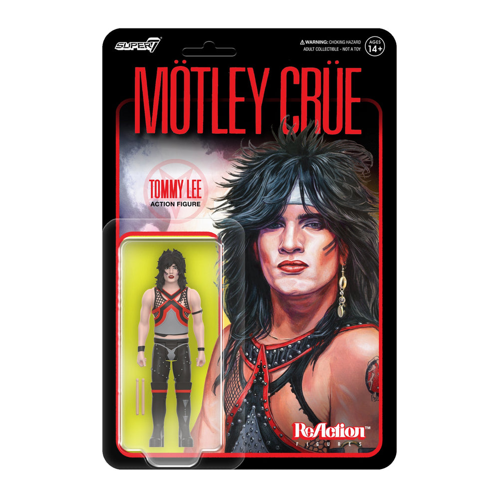 Motley Crue Collectible 2024 Handpicked Super7 Reaction Figure Set