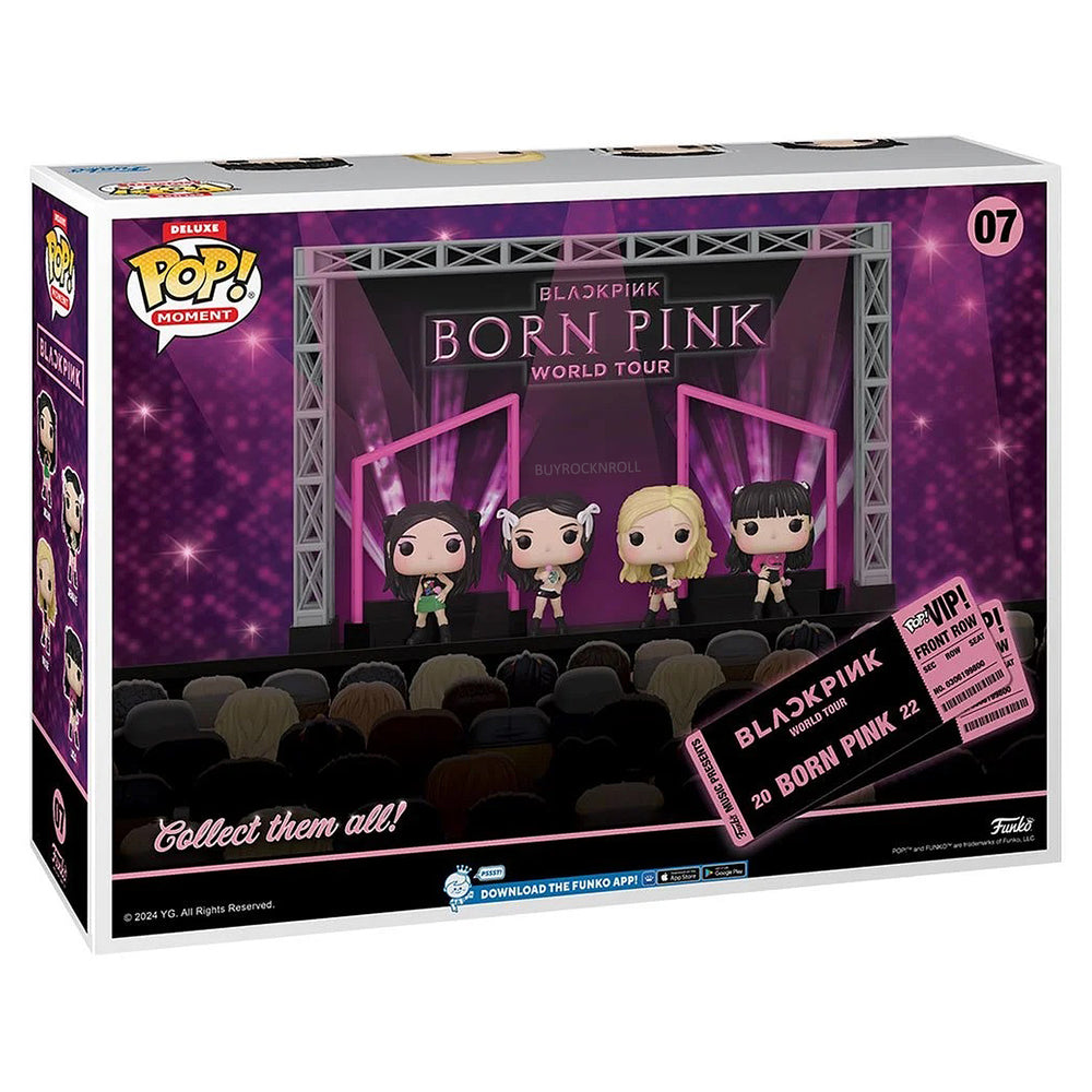 Blackpink Collectible 2024 Funko Pop! Born Pink World Tour 2022 Deluxe Figure Set - Vaulted