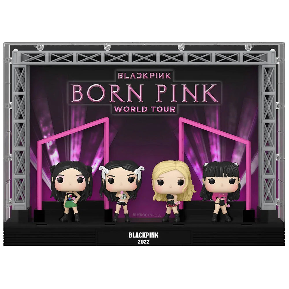 Blackpink Collectible 2024 Funko Pop! Born Pink World Tour 2022 Deluxe Figure Set - Vaulted