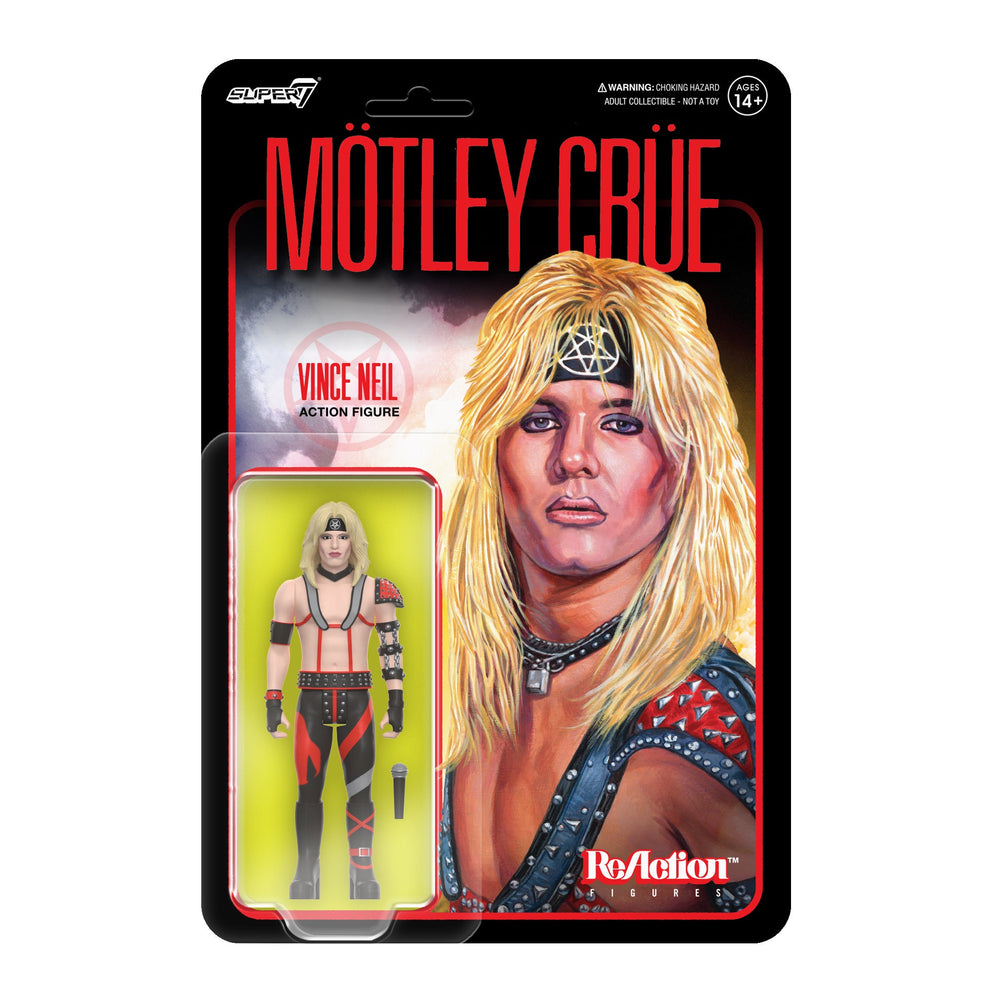 Motley Crue Collectible 2024 Handpicked Super7 Reaction Figure Set