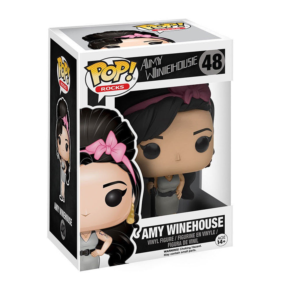 Amy Winehouse 2016 Funko Pop Rocks NM Figure 48 EcoTek Hard Plastic Display Case