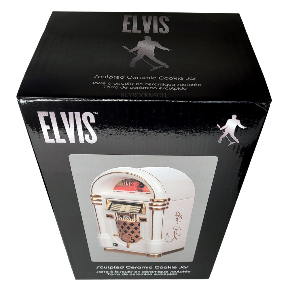 Elvis Presley Collectible 2019 Vandor Sculpted Jukebox Ceramic Cookie Jar