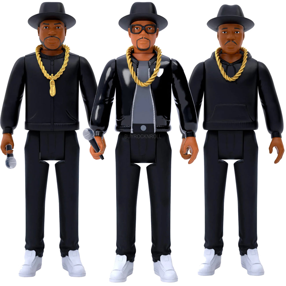 RUN DMC Collectible 2022 Super7 RUN DMC ReAction 3/34" Figures Set  NM-MT*