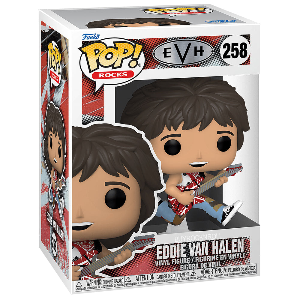 Van Halen 2021 Collectible Funko Pop Rocks Eddie #258 Figure-Guitar - NM/MT Box