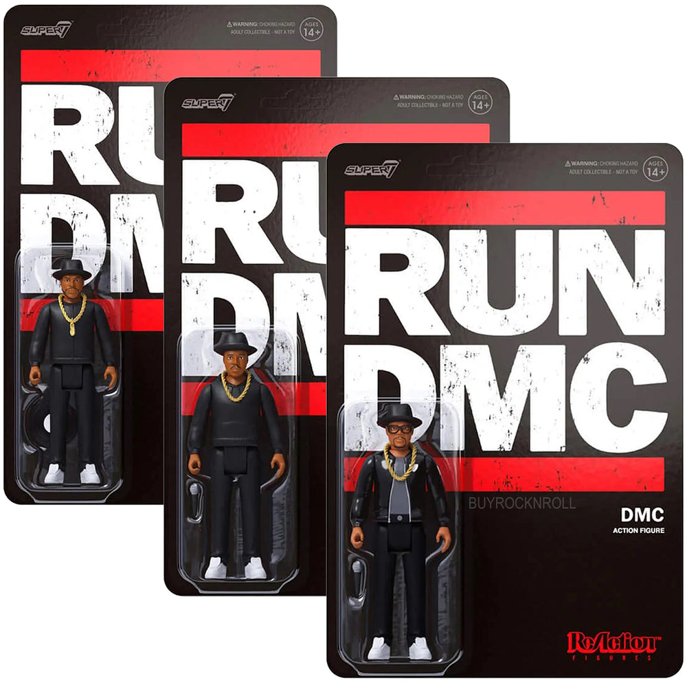 RUN DMC Collectible 2022 Super7 RUN DMC ReAction 3/34" Figures Set  NM-MT*