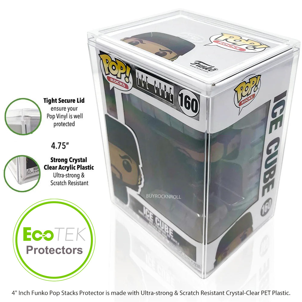 Amy Winehouse 2016 Funko Pop Rocks NM Figure 48 EcoTek Hard Plastic Display Case