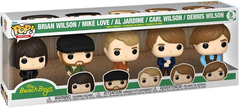 Beach Boys Collectible 2024 Pop Rocks 5-Packz: Brian Carl Dennis Wilson Mike Love Al Jardine