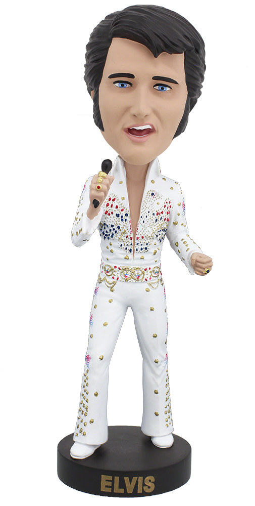 Elvis Presley Collectible Royal Bobbles Hawaiian Eagle Suit Bobblehead Figure