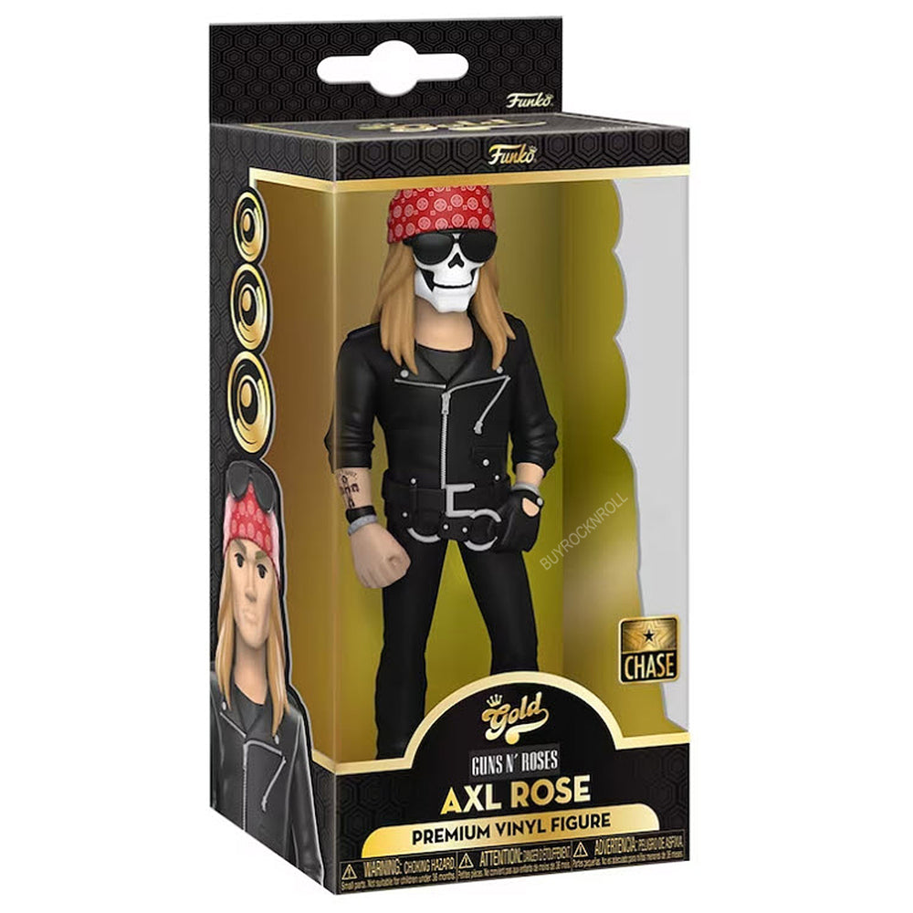 Guns N Roses Handpicked 2022 Funko Gold Vinyl Axl Slash & Duff Figure Set