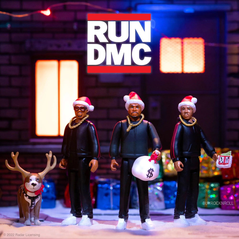 RUN DMC 2022 Super7 ReAction Christmas Holiday Figures 3-Pack Set  NM-MT*