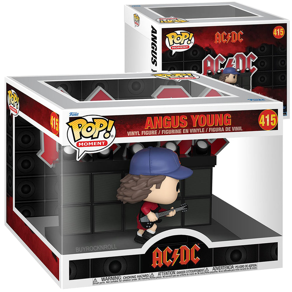 AC/DC Collectible 2024 Funko Pop Moment  #415 Angus Young Dancing on Stage