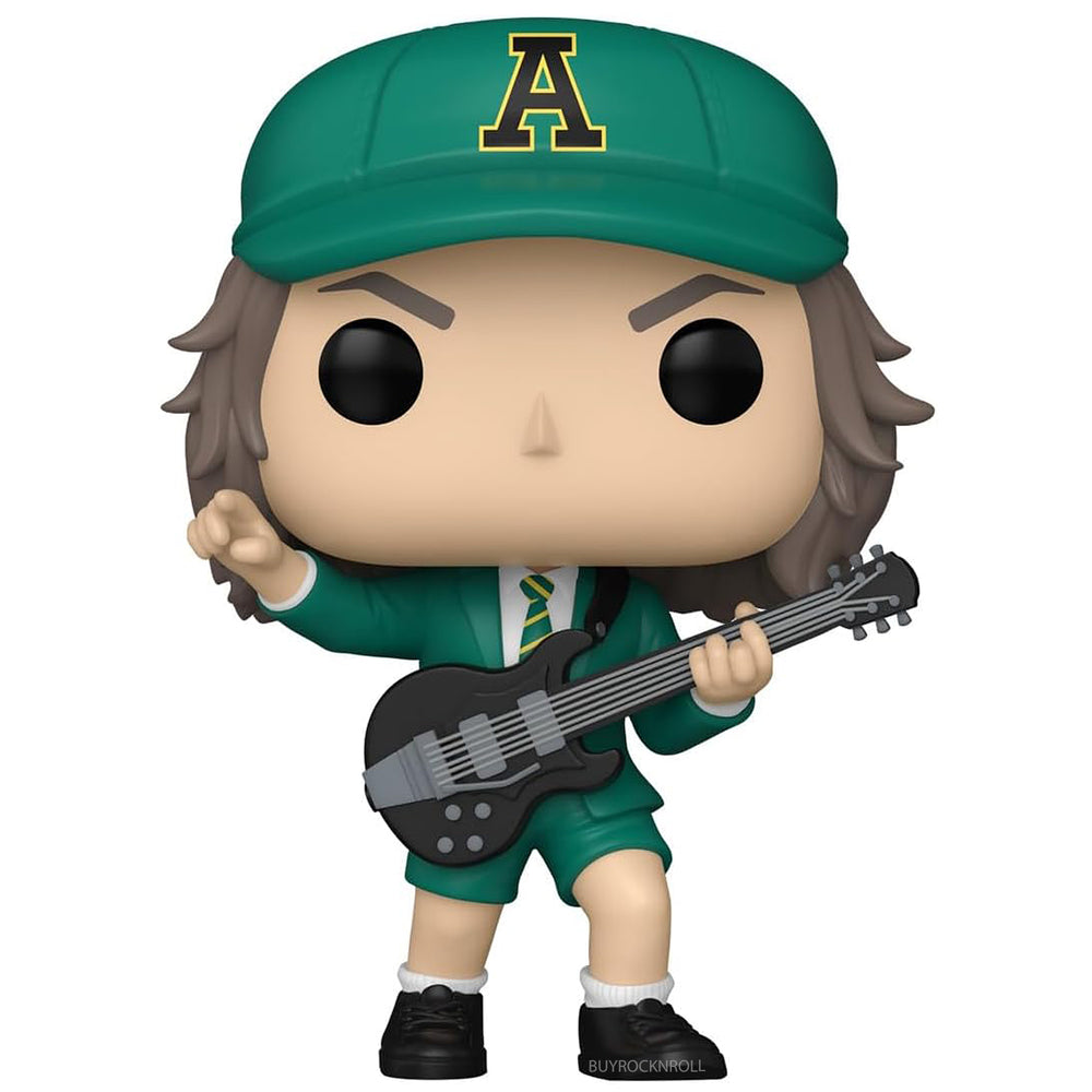 AC/DC Collectible 2024 Handpicked Funko Pop! Rocks Angus Young Green Outfit Figure #411