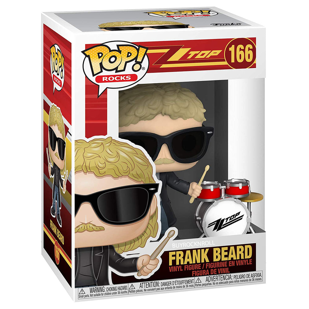 ZZ Top Collectible 2020 Funko Pop! Rocks 3 Figures in Protector Display Cases