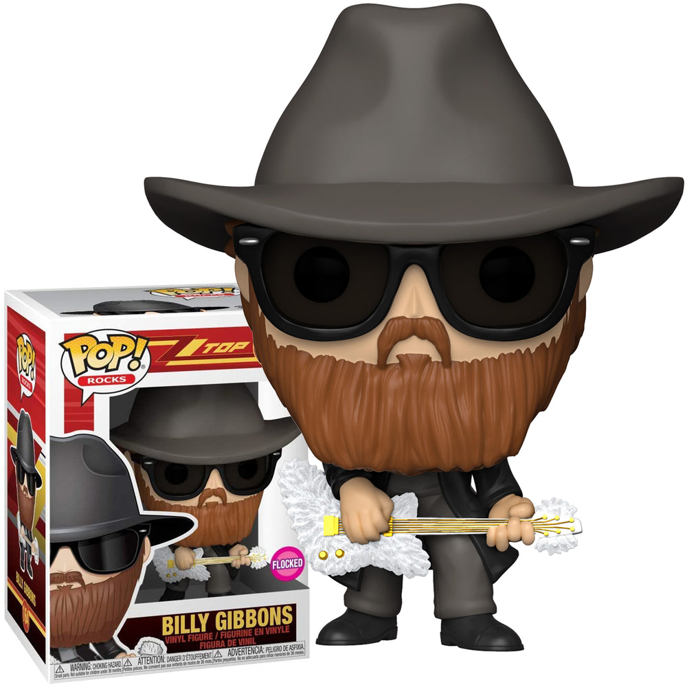 ZZ Top Collectible 2020 Funko Pop! Rocks 3 Figures in Protector Display Cases